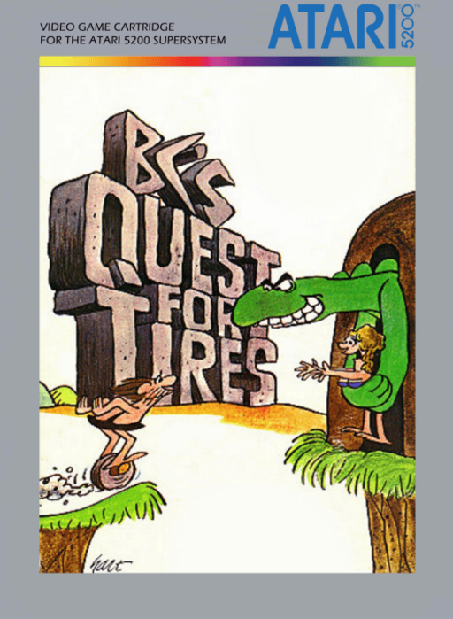 B.C.'s Quest for Tires box art for Atari 5200